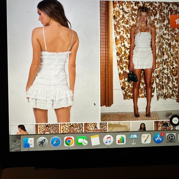 Princess Polly Molina Mini Dress White - Picture 2 of 6